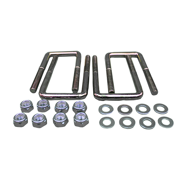 U Bolts (Long) M10 x 52 x 115 (To Fit Square Metalwork 50 x 50) SET OF FOUR (inc Nuts & Washers) - Image 2