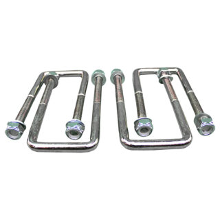 U Bolts Long (inc Nuts and Washers) for Square Metalwork