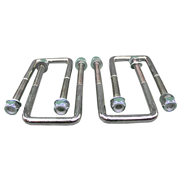 U Bolts (Long) M10 x 52 x 115 (To Fit Square Metalwork 50 x 50) SET OF FOUR (inc Nuts & Washers)